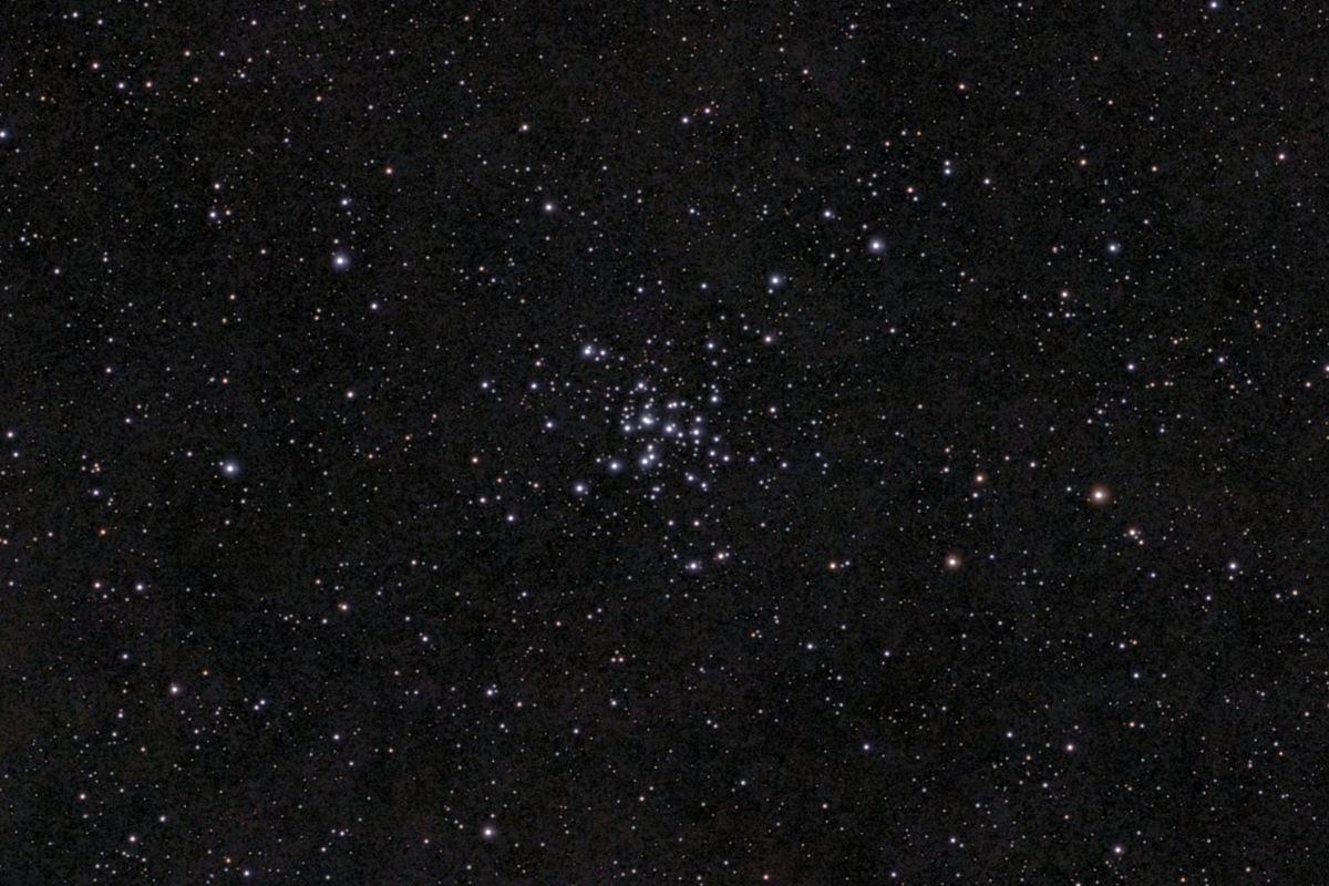 Open cluster M36 · M 36, astrophotography from a city balcony with a DWARF Mini smart telescope
