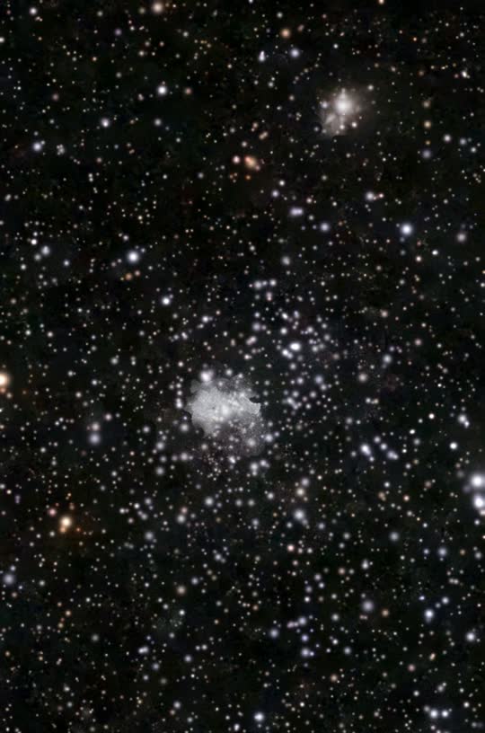 Подвійне скупчення Персея (h Persei): 3D-проліт